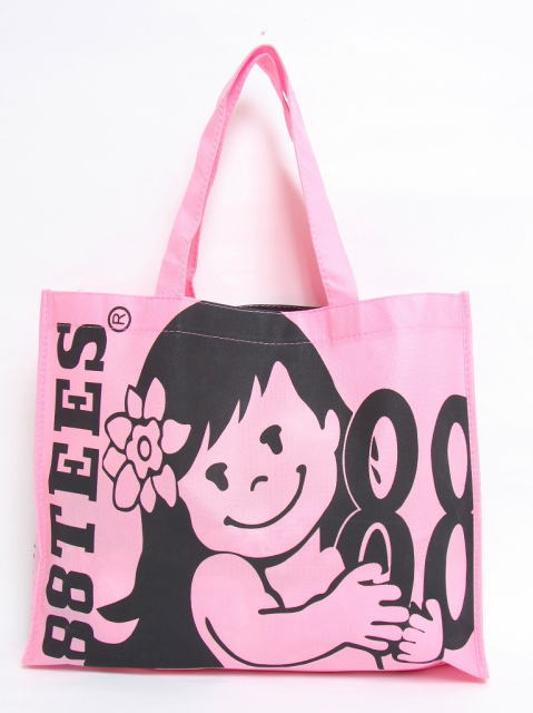 88TEES　フエルトトート　中　ピンク