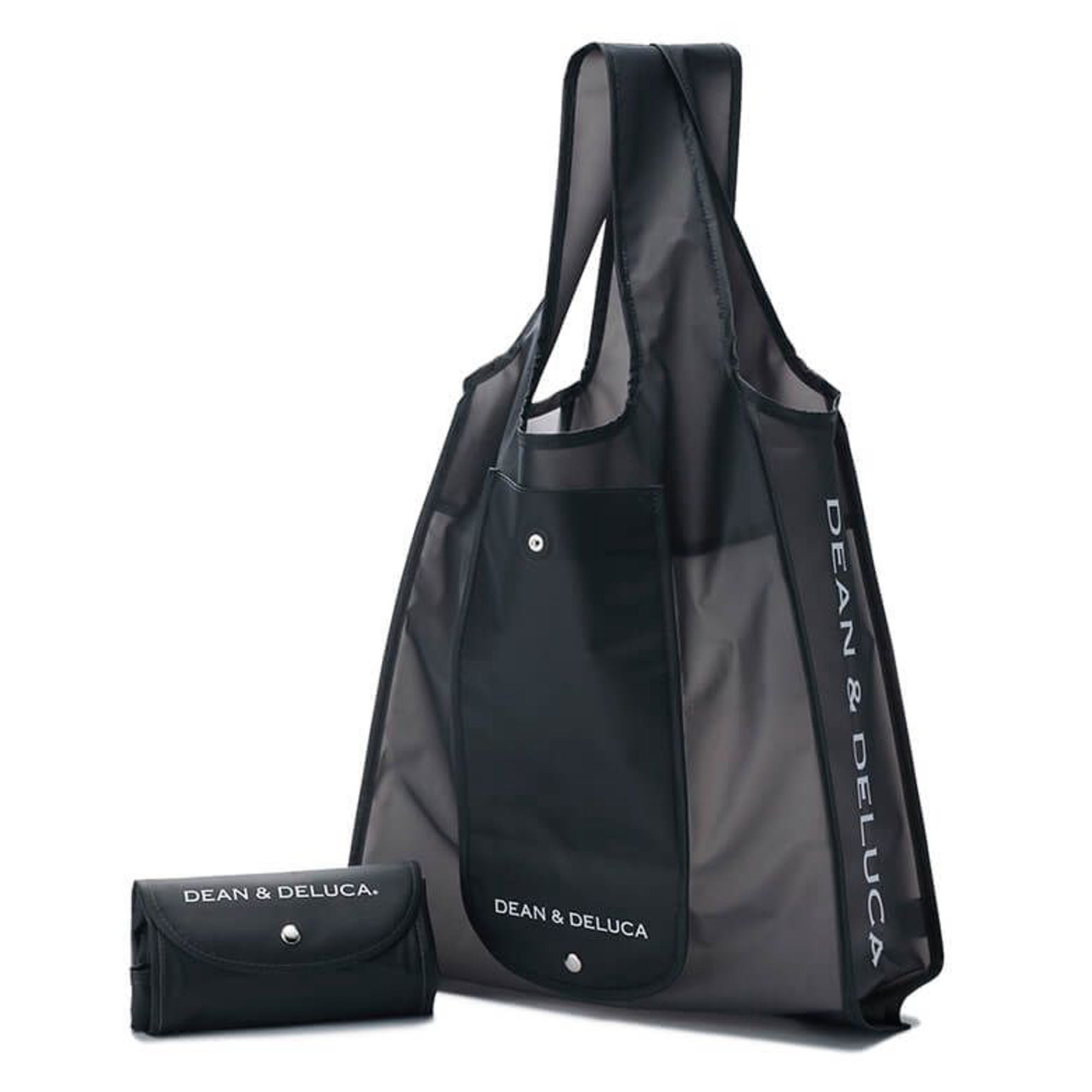 DEAN & DELUCA ショッピングバッグ クリアブラック