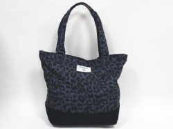 PINK　ＬＯＶＥＰＩＮＫ　ヒョウ柄トート　ブラック