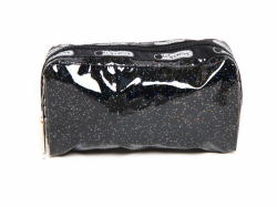 レスポートサック　ブラックグリッター6511-9704 RECTANGULAR COSMETIC
