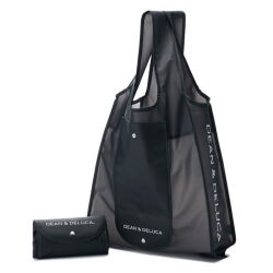 DEAN & DELUCA ショッピングバッグ　クリアブラック