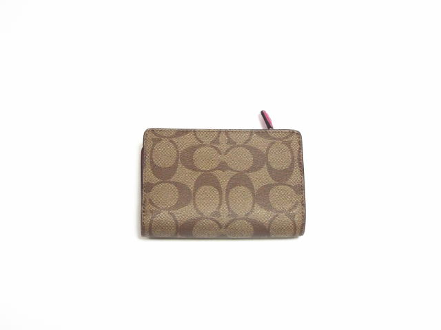 COACH コーチ 折り財布 レザー カーキ A530（COACH（コーチ 