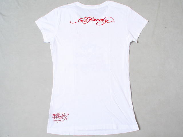 美品　エドハーディー レディース　ラインストーンロンT 楽天市場】エドハーディー Tシャツ レディース Ed Hardy