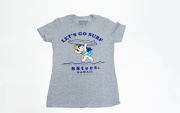 88TeesオリジナルTシャツ　サーフィン　レディース　グレー(Mサイズ・Lサイズ）