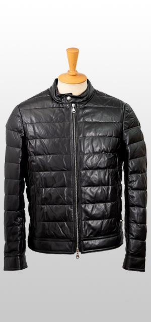 秋冬ブランド】レザーブルゾン / EMMETI