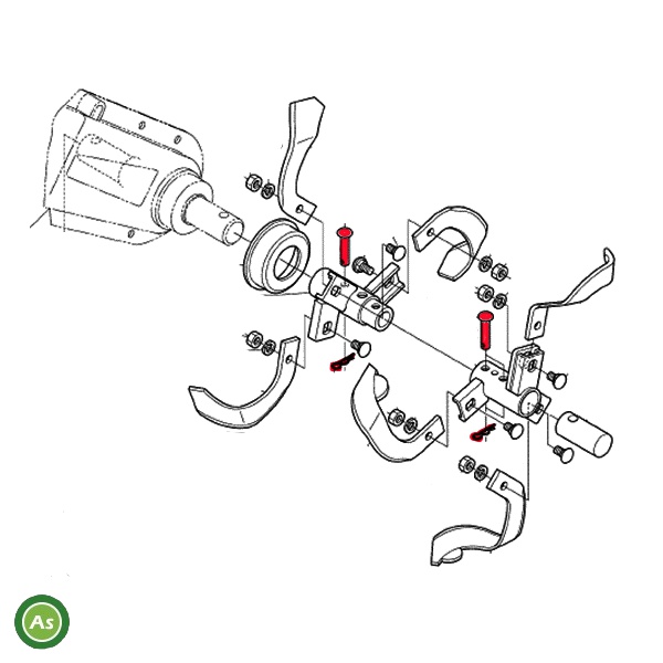 クボタ純正 管理機用 ピン(マル10) 91201-36430 + スナップピン