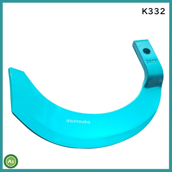 クボタ純正 耕うん爪 単品 バラ売り スーパー反転爪 偏形爪 K332 