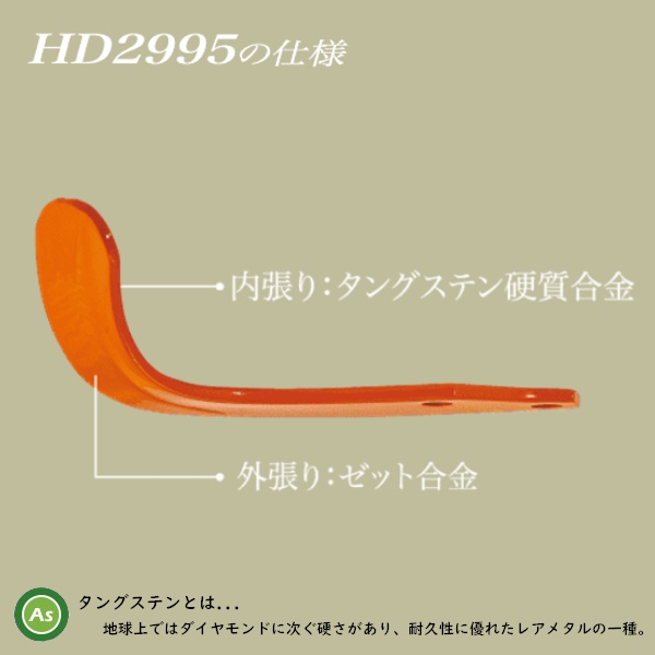 極爪 HD2995 仕様