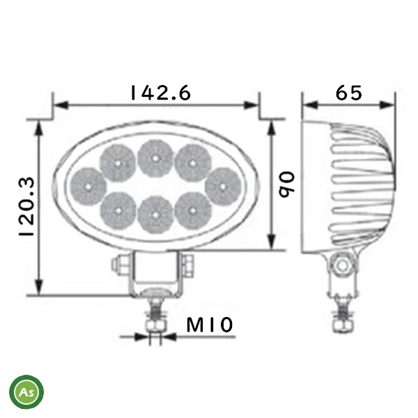 KBL 車体用 LED ライト 作業灯 KGL410A