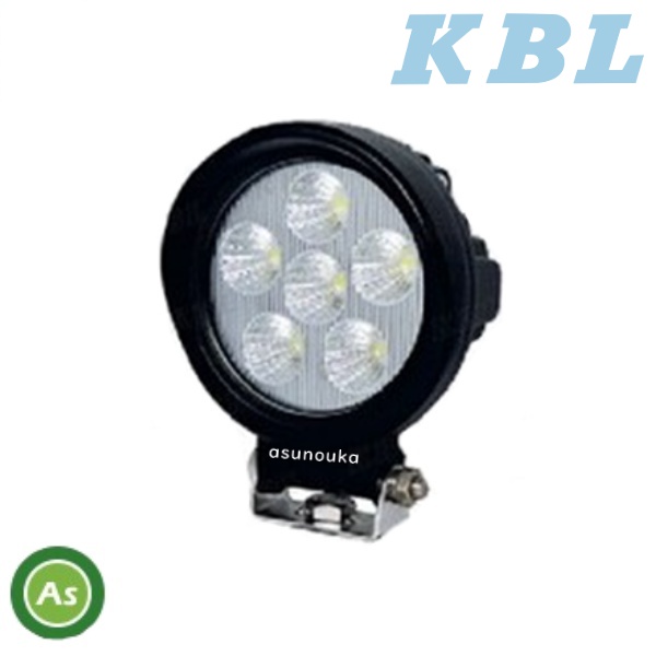 KBL LEDライト KGL508A2 6連 丸型 拡散 IP67 防塵 防水 車体用ライト
