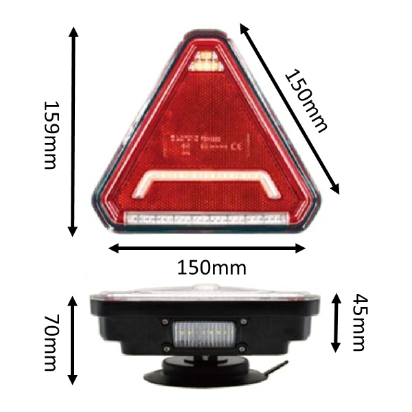 無線LEDトレーラーライトセット 