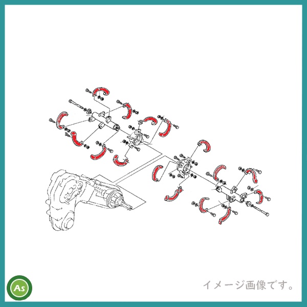 クボタ純正耕運爪 TRS900F 耕運爪セット 16本組 60741-32200