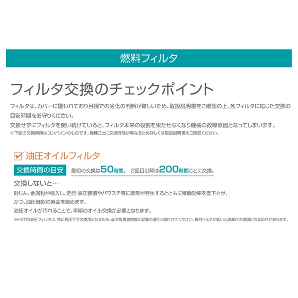 クボタ純正 トラクター 油圧オイルフィルター HH3A0-82630
