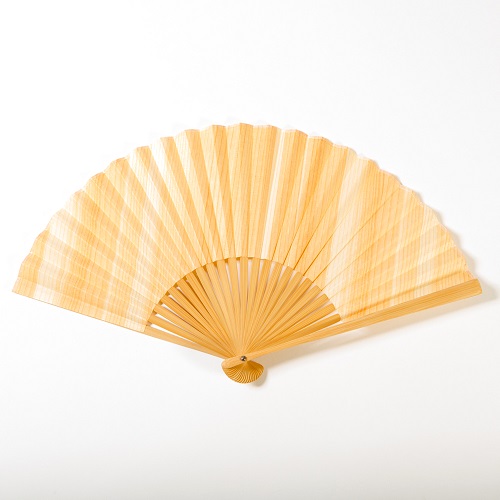 mori no kami 森の紙 天然木 扇子 杉 柾目 ひのき 柾目 ウォールナット 7.5寸 22.5cm メール便