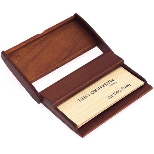 HACOA ローズウッド 名刺入れ カードケース 木製 名刺入れ ローズ
