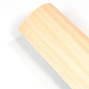 森の紙 曲がる 極薄 壁紙 天然木のシート ひのき 柾目 粘着シールタイプ A3サイズ DIY 化粧材 切文字