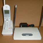 ナカヨ電話機 ビジネスホン コードレスセット（白）  NYC-8iZ