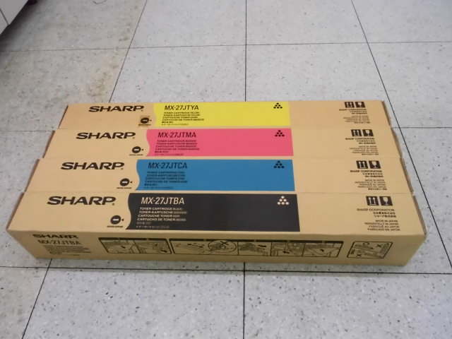 シャープ　MX-2300／MX-2700シリーズ用純正　MX27JT　４色セット