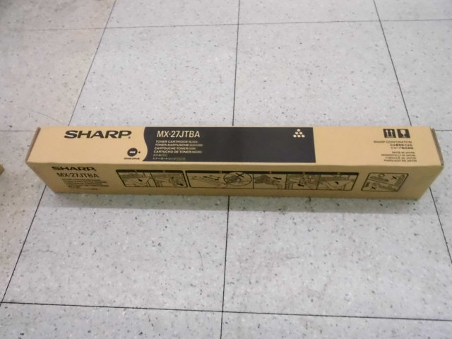シャープ　MX-2300／MX-2700シリーズ用純正ブラックトナー　MX27JTBA