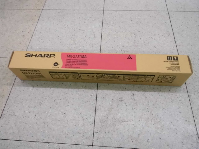 シャープ　MX-2300／MX-2700シリーズ用純正マゼンダトナー　MX27JTMA