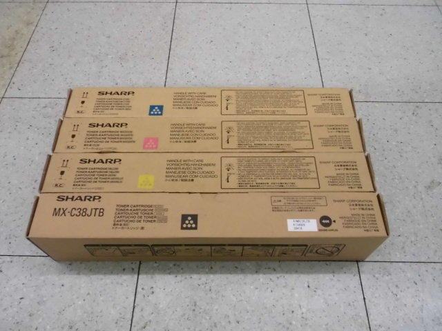 シャープ（SHARP） MX-C312用 純正トナー YMCK４色セット