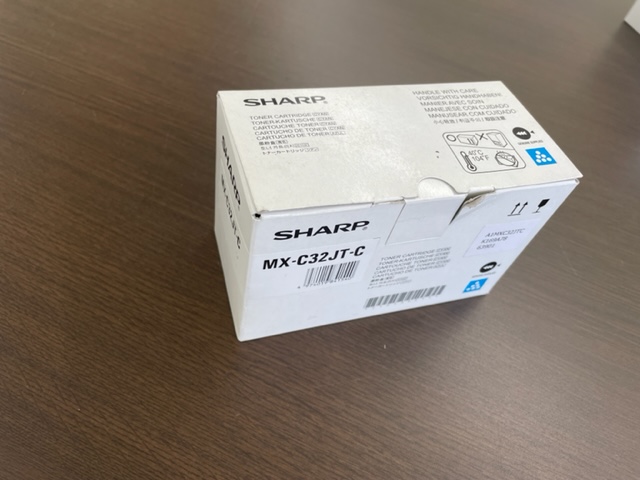 シャープ  純正トナーカートリッジ MX-C32JTC シアン