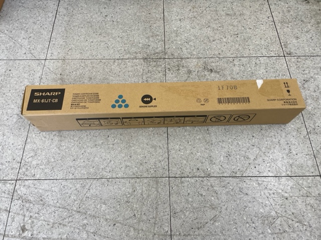 シャープ  純正トナーカートリッジ MX61JTCB（シアン）