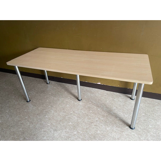 W1790×D740×H730 ミーティングテーブル  ナチュラル木目 MT-053