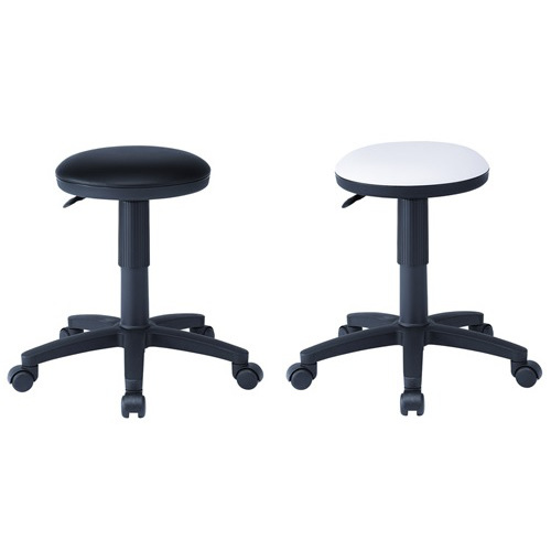 抗菌、耐アルコールレザーを使用した医療向けチェア　サンワサプライ　SNC-RD5V