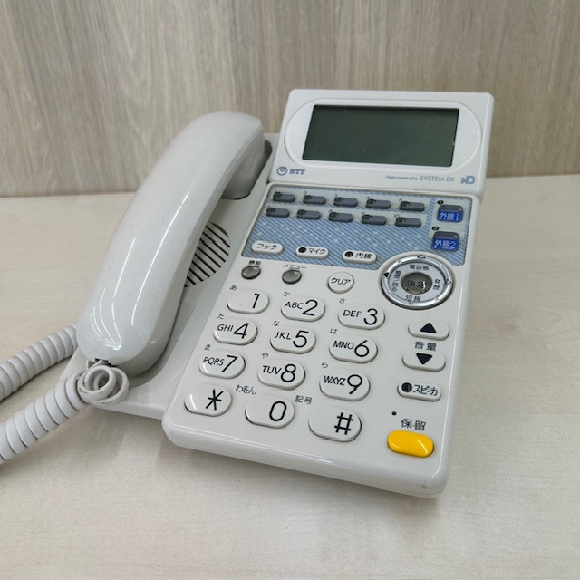 BX-STEL-(1)(W) 10ボタン標準電話機(白) NTT【中古】