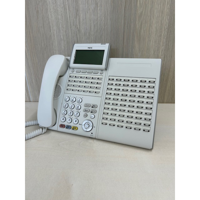DTL-24D-1D(WH)(DT300) 24ボタン標準電話機(白)+DCL-60-1D(WH)CONSOLE NEC 【中古】