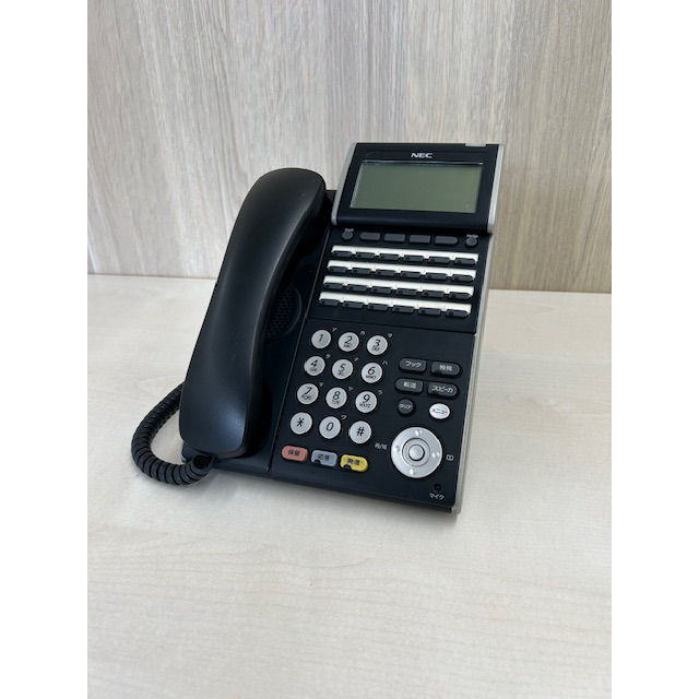 DTL-24D-1D(BK)(DT300) 24ボタン標準電話機(黒) NEC 【中古】