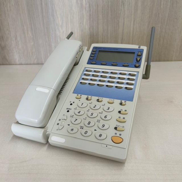 GX-(24)CCLSTEL-(1)(W) 24ボタンスターカールコードレス電話機 NTT【中古】