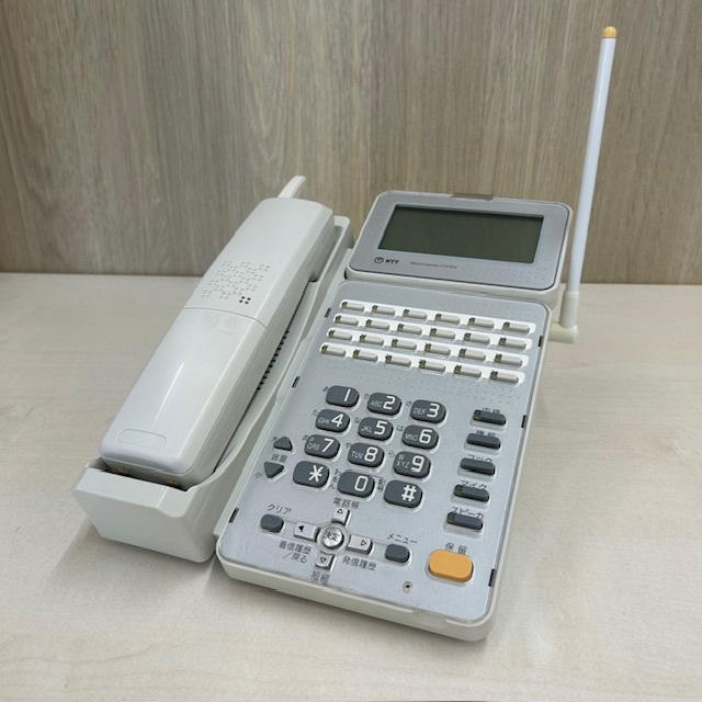GX-(24)CCLBTEL-(2)(W) 24ボタンバスカールコードレス電話機(白) NTT【中古】