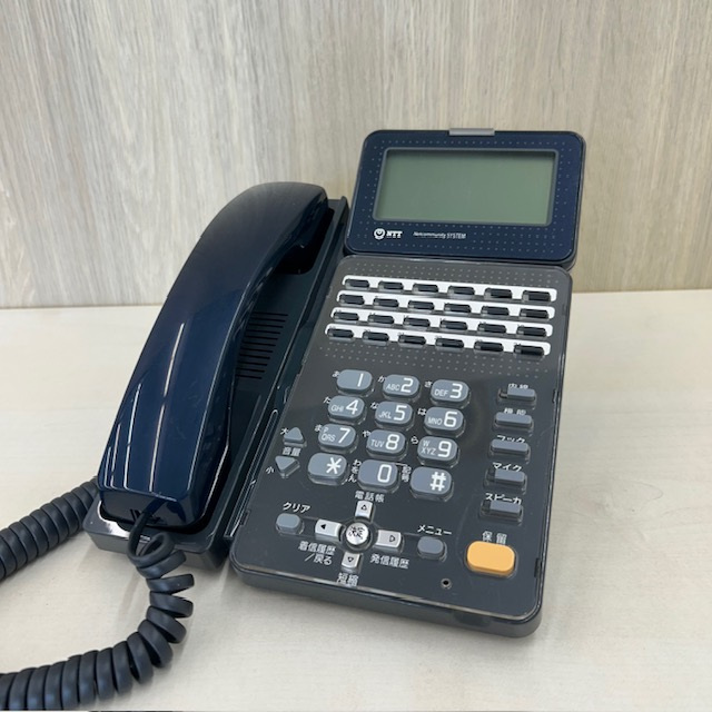 GX-(24)STEL-(2)(K) 24ボタンスター標準電話機(黒) NTT【中古】