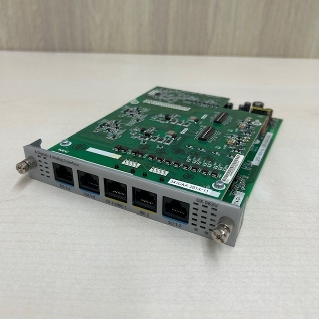IP5D-082U-A1 (082コンビ)+IP5D-2BRIDB-A1 (2デジ局線増設)ユニット基板 NEC 【中古】