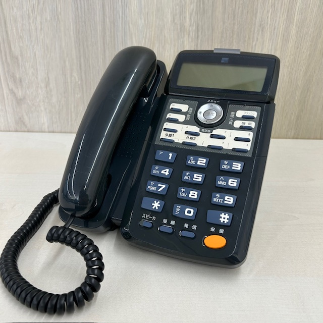 LD600(K) 10ボタン標準電話機(黒)サクサ【中古】