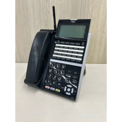 DTZ-24BT-3D(BK)(DT400) 24ボタンカールコードレス電話機(黒) NEC 【中古】
