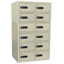 2列6段12人用貴重品ロッカー　エーコー　LK-312