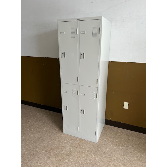 2列2段4人用ロッカー ナイキ LK22M-AW S-059