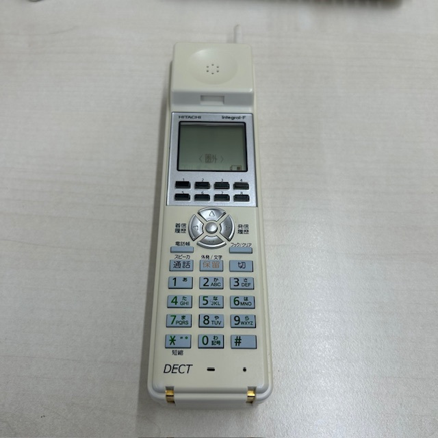 ET-8iF-DCLLW シングルゾーンDECTコードレス電話機日立【中古】