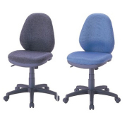 ＯＡチェア肘無ロッキング付Ｈバッグ CGN-301