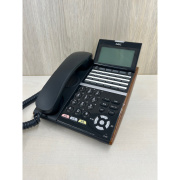 DTZ-24D-2D(BK)(DT400) 24ボタン標準電話機(黒) 木目フレーム NEC 【中古】