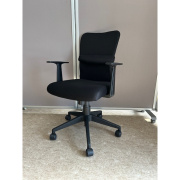 サンワサプライ 肘付メッシュチェア SNC-NET14ABK OC-051