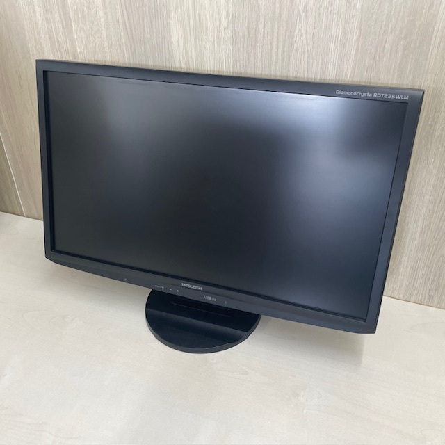 MITSUBISHI 23型LED液晶ディスプレイ RDT235WLM(BK)　AC-019