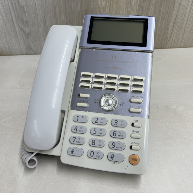 NYC-15iA-SD 15ボタン標準電話機(白) ナカヨ 【中古】