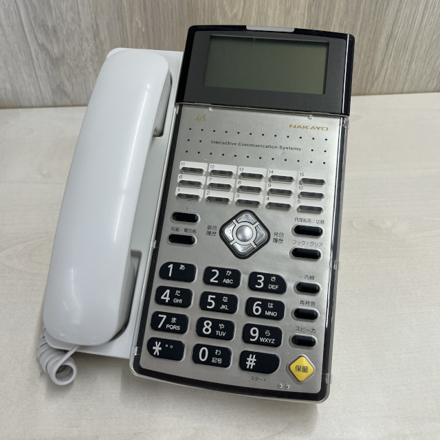 NYC-15iA-SD2 15ボタン標準電話機(白) ナカヨ 【中古】