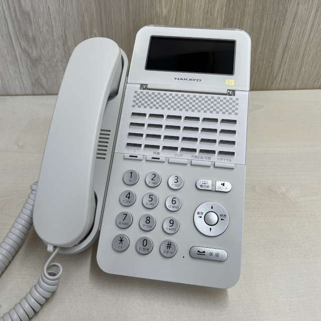 NYC-24Si-SDW 24ボタン標準電話機(白) ナカヨ 【中古】