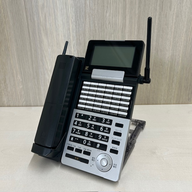 NYC-36iE-DHCL(B)2 36ボタンカールコードレス電話機(黒) ナカヨ 【中古】