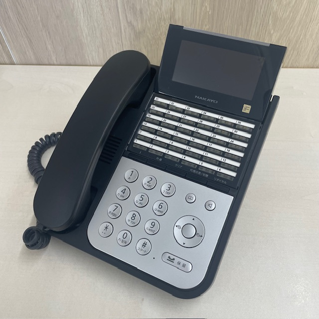 NYC-36iF-SDB 36ボタン標準電話機(黒) ナカヨ 【中古】